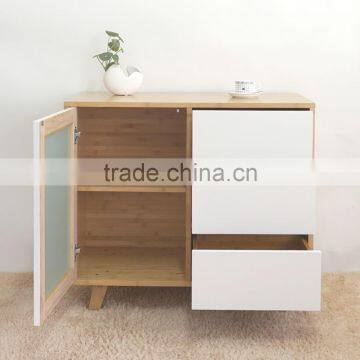 Bamboo Material Simple Design Modern Kitchen Cabinet photo-2