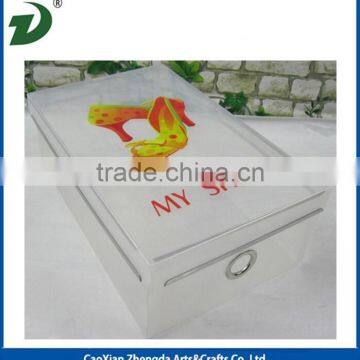 Clear Plastic Stackable Shoe Storage Box photo-5