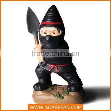 Ninja Gnome Resin Figurine