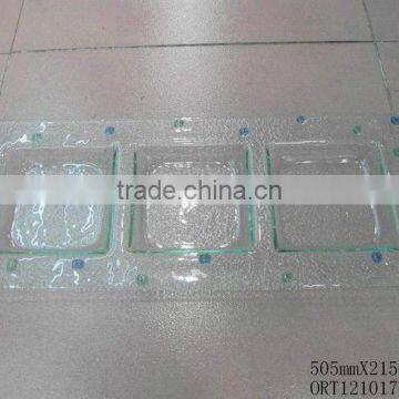 tempered glass hot melting plate