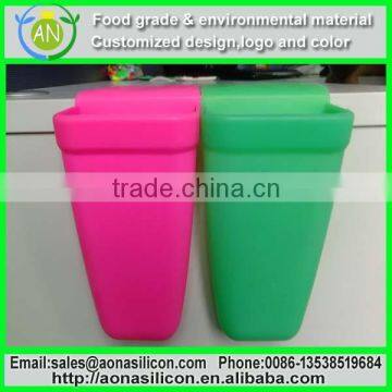 Promotional Items Fashion Cheap Silicone Car Seat Hanging Storage Box/bin,silicone Sundries Bag for Bathing Use photo-5