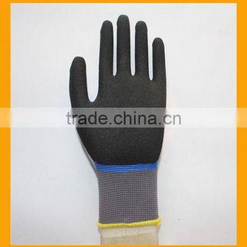 Chemical Resistant Smooth Nitrile Fully Dipped Grip Sandy Nitrile Palm Double Coated Work Gloves photo-2