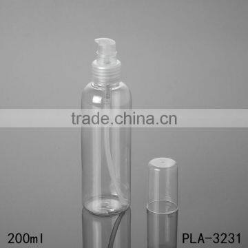 Cosmetic Packaging Round Shoulder 200ml Pet Bottle pp Pump Personal Care Lotion Serum Cream Plastic Bottle Best Sellers photo-2