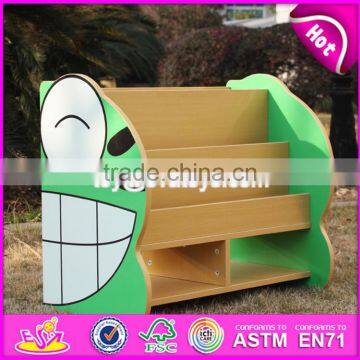 2017 New Design Double Sided Frog Wooden Kids Toy Storage W08C213 photo-4