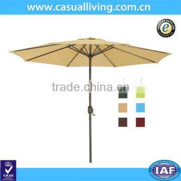 Outdoor Garden Promotional Umbrella 9Feet Market Umbrellas