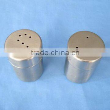 Customized logo wholesale Stainless Steel Salt and Pepper Shaker