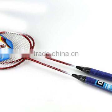 badminton rackets on sale Low price good quality ferroalloy badminton racket