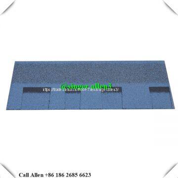 Laminated Type Colorful Fiberglass Asphalt Shingle Roof Tile photo-2