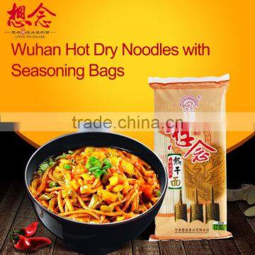 366g Wholesale Instant Wuhan Hot Dry Noodles with Seasoning Bags Xiang Nian Brand