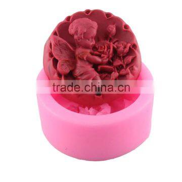 Silicone Handmade Candle Mould Silicone Cake Mould --- Angel Rose 1688 Agent photo-2