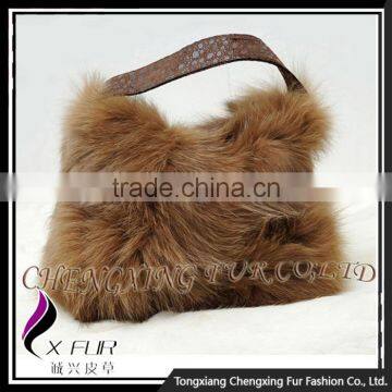 CX-H-23 Wholesale Ladies Korea Fashion Fox Fur Handbags Tote Bag