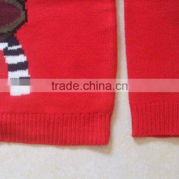 High Quality New Design Pullover Reindeer Christmas Kids Knitwear 2017 (BKN5315) photo-4