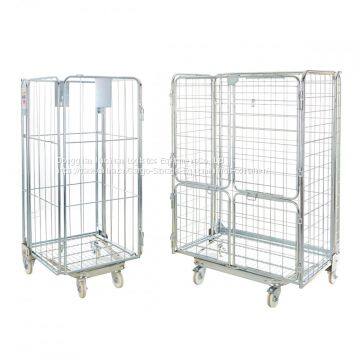 Nestable Welded Storage Warehouse Transportation Roll Cage