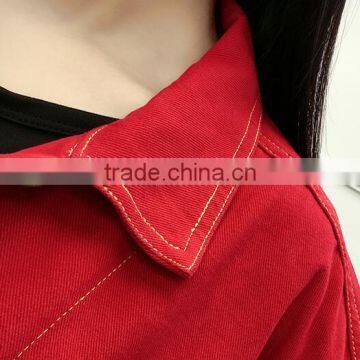 Zm35758a Ladies Stylish Denim Coat Wholesale Fashion Jackets photo-5