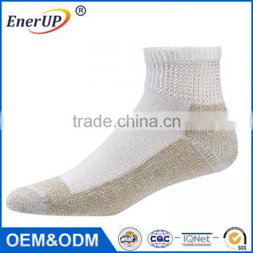 Hot Sales 83% Nylon 8%Copper Yarn 6% Lycra 3% Spandex Fabric Antibavterials Sock photo-5