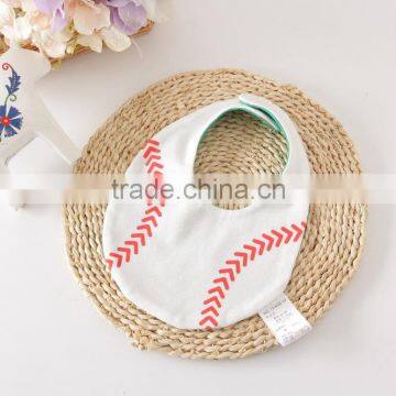 S33356W Ball Character Design Bib Bandanas Baby Bibs Waterproof Feeding Baby Saliva Towel photo-6