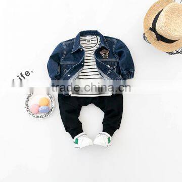S17632A Children's Denim Jackets 2017 Boys Jeans Outerwear photo-5