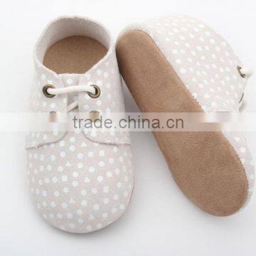 Lovely Funny Skidproof Genuine Leather Baby Oxford Shoes photo-2