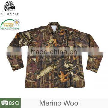 Wholesale Camo t Shirts,merino Wool T-shirt,digital Customised Camo Long-sleeve Shirt photo-3