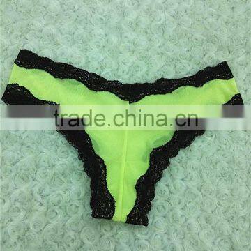 2017 Sexy Hot Selling Transparent Panty With Lace Ladies Panty Brand Names photo-2