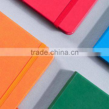 Creative A5 Hardcover Planner With Band Section Sawing Faux Leather Cover Notebook With Pen Holder photo-3