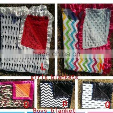 Baby Chevron Minky Blanket Baby Minky Blanket Soft Baby Blanket Minky Dot Plain Minky Dot Fabric Baby Blankets Baby Mink Blanket photo-2