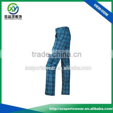 Latest Design 100% Cotton Full Sublimation Golf Sports Pants For Men