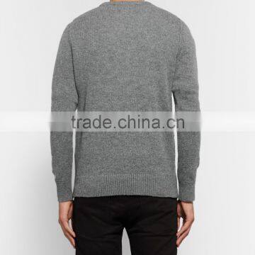 2017 Winter Newly Designed Cashmere Made Men's Shrug Sweater With Crew Neck photo-2