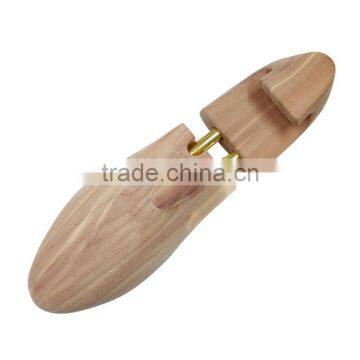 Custon Logo Acceptable Wooden Material Shoe Tree Type Shoe Lasts in Cedar Wood With Double Tube photo-5