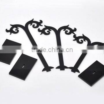 Black Acrylic Earring Tree Shaped Display Stand Holder, sold per pack of 1 set(3PCs),Hottest