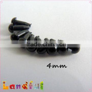 4mm Needle Felting Doll Crochet Animal Making Small Black Plastic Eyes photo-2