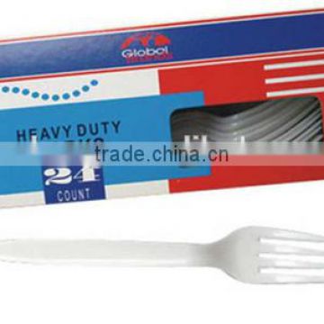 Disposable plastic forks