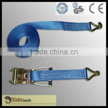 rubber tie down strap in ratchet tie down cam buckle with hooks and rings best price by China manufacturer