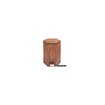 Sell New Rattan Trash Bin