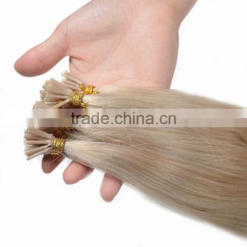 Top Grade Factory Direct Cheap 0.5G Per Strand I/U/V Tip Nail Keratin Hair