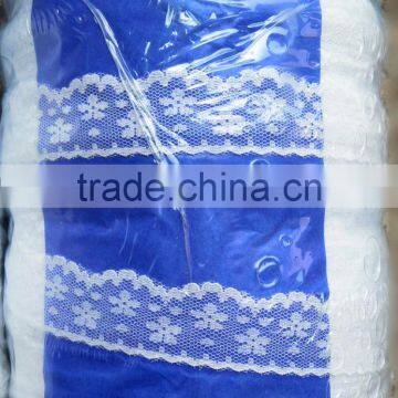 Cheap African Lace Fabric Punjabi Suit Lace Design Embroidered Decorative Trimming Lace for Wedding