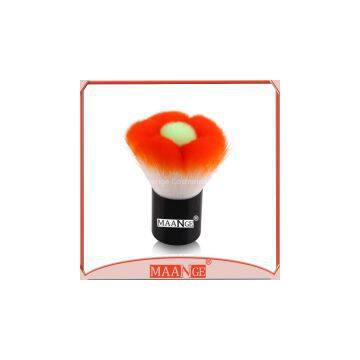 MAANGE Color shine green flower cosmetic blush brush