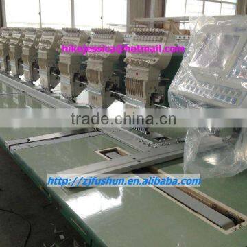 fushun 912 9colors 12heads flat computerized embroidery machine