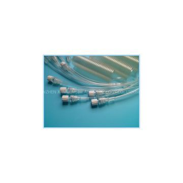 DEHP free 350psi coiled extension tube line for CT MRI DSA, connecting tubing