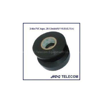 Black 3/4 In PVC Tape