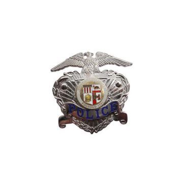 Silver US Eagle Police Badge 3D