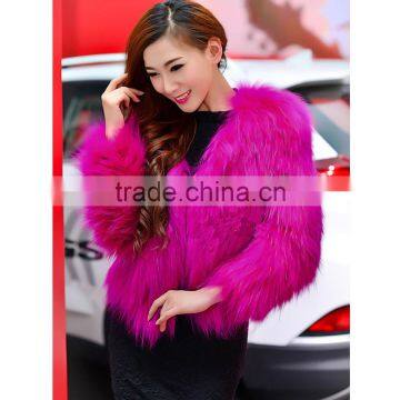 SJ039-01 Hot Red Knitting Clothing Apparel/Raccoon Woman Clothing