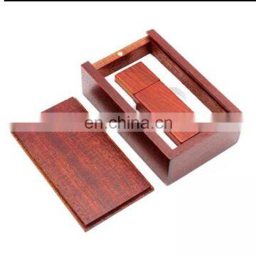 Brand new usb 2.0 driver wood usb 2.0 with box flat usb memory stick for sale