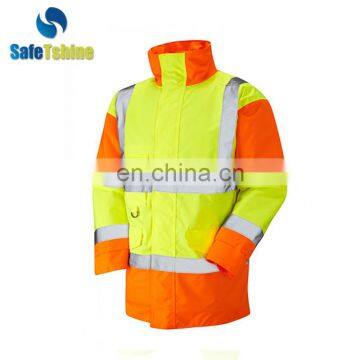 2017 The most competitive OEM service high visibility Cotton-padded jacket