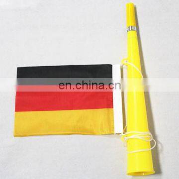 Germany football fan cheering horn with country flag