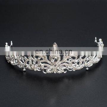 Bride Headdress Alloy Pearl Diamond Crown Birthday Cake Accessories