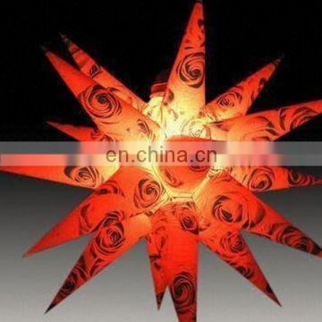 2013 Hot sale inflatable star decoration with LED light