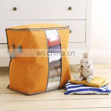 High Quality Thickened & Foldable Colorful Non-woven Carbon Fabric Apperal Quilt Storage Box photo-3