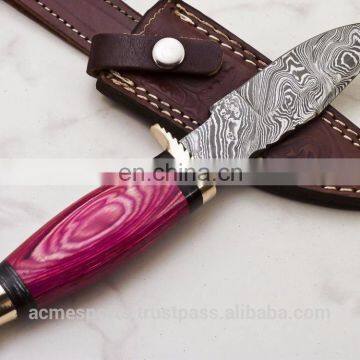 2017 Damascus knifes - hunting knifes - Custom hand Made Steel Damascus Camel Bone Handle knifes - KITCHEN KNIFE/CHEF KNIFE