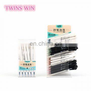 Top Sale Office Supply Cute Stationery Korea Novelty Promotional Personalised Eco-friendly Plastic Gel-ink Pens Free Samples photo-2